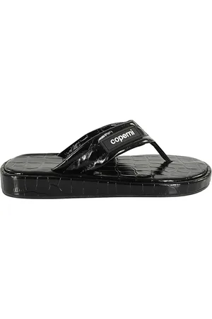 COPERNI Sko, Dame, Sort, 37 EU, Uld, Croco Branded Flip Flop