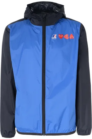 Comme des Garçons Jakke, Herre, Blå, S, Uld, Windbreaker Jakke