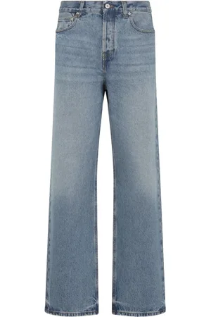 Jacquemus Jeans, Herre, Blå, W31, Denim, Straight Leg Denim Jeans