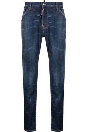 Dsquared2 Jeans, Herre, Blå, 2XS, Bomuld, Skinny Jeans