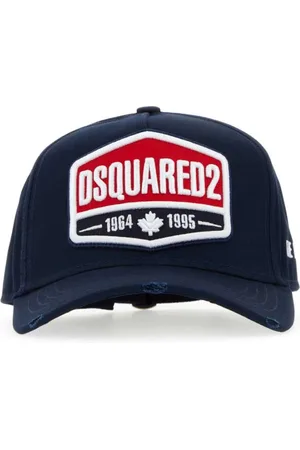 Dsquared2 Tilbehør, Herre, Blå, ONE SIZE, Bomuld, Navyblå bomulds baseballkasket
