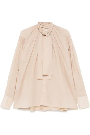 Plan C Bluser & Skjorter, Dame, , S, Organza, Gennemsigtig Elegance Organza Bluse