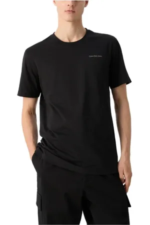 Calvin Klein Top, Herre, Sort, L, Bomuld, Klassisk bomulds T-shirt