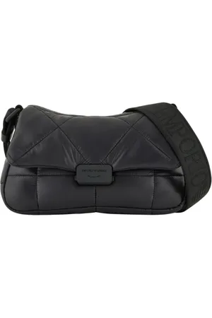 Emporio Armani Taske, Dame, Sort, ONE SIZE, Uld, Stilfuld skuldertaske