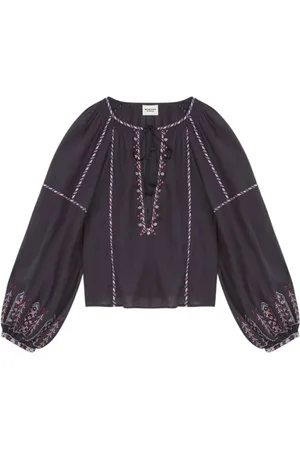 Isabel Marant Bluser & Skjorter, Dame, Sort, XS, Elegant Etoile Top