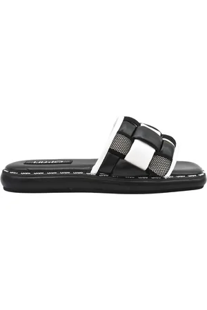 Liu Jo Sko, Dame, Sort, 36 EU, Laced Nero Bianco Sliders