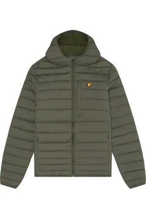 Lyle & Scott Jakke, Herre, Grøn, XL, Uld, Stretch Letvægts Quiltet Jakke