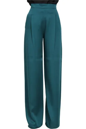 Max Mara Bukser, Dame, Grøn, L, Elegante Grønne Attila Bukser