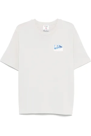 Casablanca Top, Herre, Grå, S, Bomuld, Græsk Tempel T-shirt