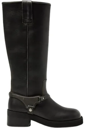 Nubikk Sko, Dame, Sort, 37 EU, Uld, Fashionabel Støvle