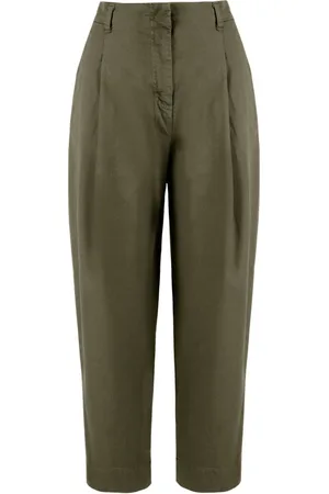 Bomboogie Bukser, Dame, Grøn, M, Bomuld, Barrel Pants