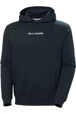 Helly Hansen Sweathshirts & Hoodies, Herre, Blå, L, Moderne Kængurulomme Sweatshirt