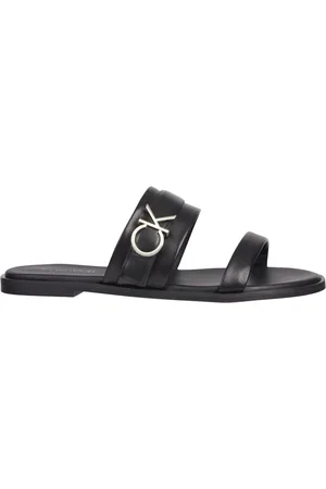 Calvin Klein Sko, Dame, Sort, 39 EU, Læder, Læder Sliders