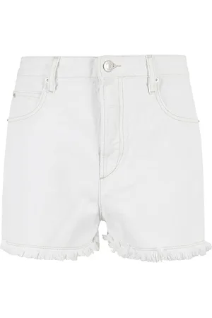 Isabel Marant Shorts, Dame, Hvid, XS, Uld, Stilfuld Lesia GA Kjole