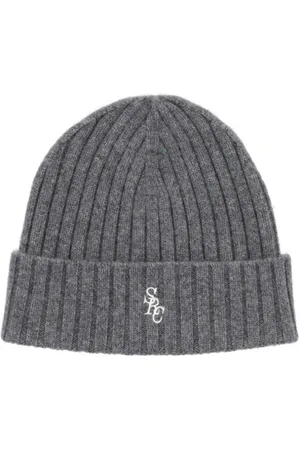 Sporty & Rich Tilbehør, Dame, Grå, ONE SIZE, Cashmere, Cashmere Beanie Hue