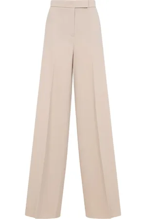 Max Mara Bukser, Dame, , S, Tyl, Wide Leg Pants Albino Ninfa Style