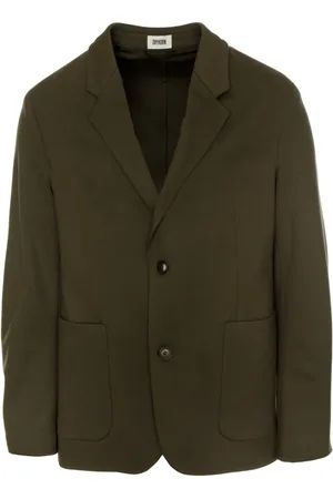 Drykorn Jakke, Herre, Grøn, S, Blazer med faldende revers