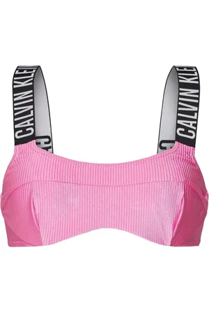 Calvin Klein Badetøj, Dame, Lyserød, S, Uld, Sweetheart Neckline Bikini