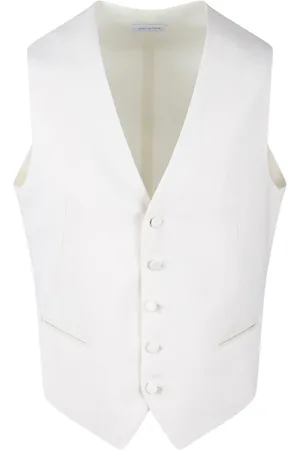 TAGLIATORE Jakkesæt, Herre, Hvid, S, Uld, Uld Vest