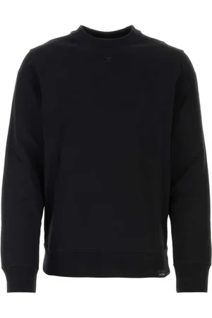 Courrèges Sweathshirts & Hoodies, Herre, Sort, M, Bomuld, Sort bomulds sweatshirt