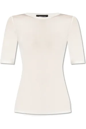 Fabiana Filippi Top, Dame, Hvid, XS, Top med Cut-Out