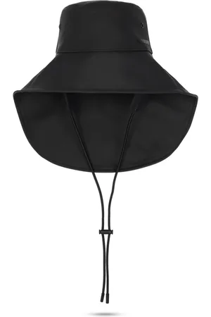 Burberry Tilbehør, Dame, Sort, S, Bomuld, Fisherman Logo Hat
