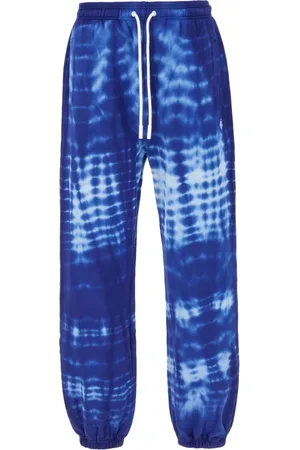MARCELO BURLON Bukser, Herre, Blå, M, Bomuld, Tute Sweatpants