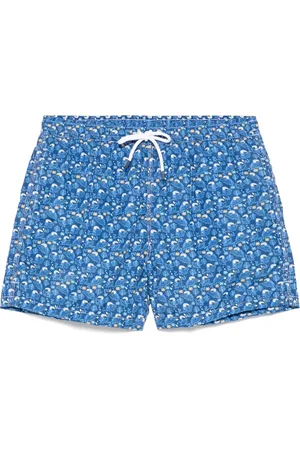FEDELI Badetøj, Herre, Blå, XL, Polyester, Polyester Badeshorts med elastikbånd