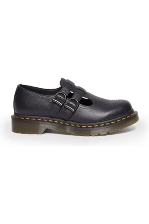 Dr. Martens Sko, Dame, Sort, 37 EU, Læder, Sort Mary Jane Flade Sko