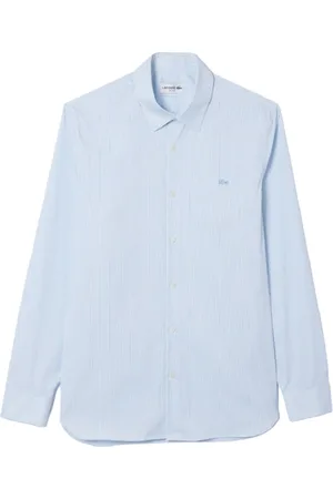 Lacoste Skjorte, Herre, Blå, 2XL, Bomuld, Stretch Skjorte