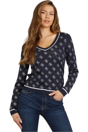 Guess Strik, Dame, Blå, S, Uld, Rosie Sweater