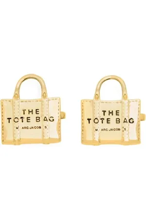 Marc Jacobs Tilbehør, Dame, Gul, ONE SIZE, Uld, Ørestikker med indgraveret logo