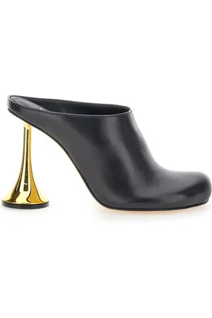 COPERNI Sko, Dame, Sort, 36 EU, Uld, Closed Mule Hæl Sandaler