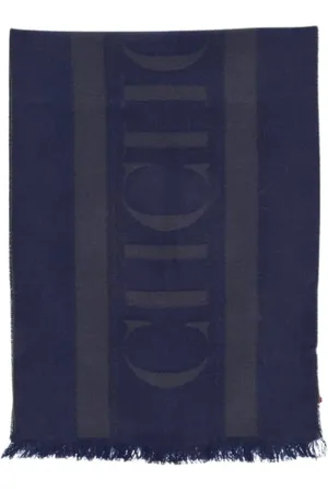 Carolina Herrera Tilbehør, Dame, Flerfarvet, ONE SIZE, Uld, Uldtørklæde Initialer