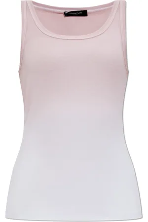 Fabiana Filippi Top, Dame, Lyserød, M, Bomuld, Ribbet Top