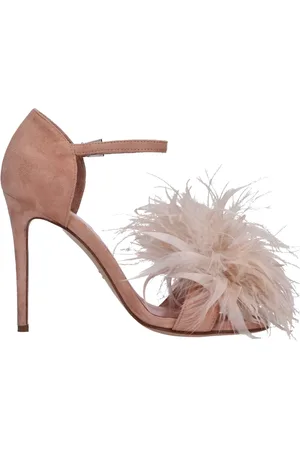 ANNA F. Sko, Dame, Lyserød, 40 EU, Læder, Sandal
