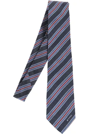 Etro Tilbehør, Herre, Blå, ONE SIZE, Elegant Silke Slips