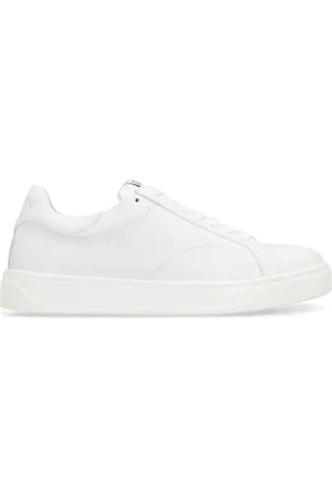 Lanvin Sko, Herre, Hvid, 40 EU, Læder, Læder Low-Top Sneakers