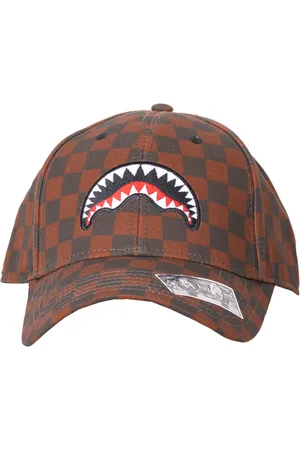 Sprayground Tilbehør, Herre, Brun, ONE SIZE, Bomuld, Smooth Check Cap