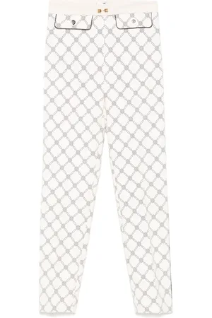 Elisabetta Franchi Bukser, Dame, Hvid, L, Polyester, Hvide Bukser med Side Lynlåsdetalje