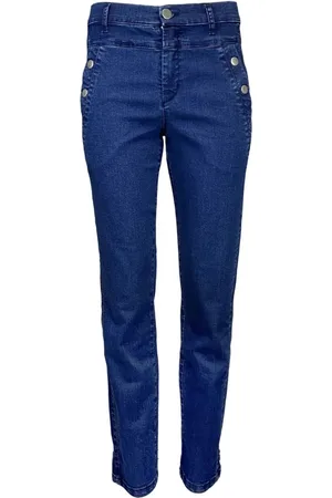 2-Biz Jeans, Dame, Blå, S, Denim, Karcemona Denim Pants