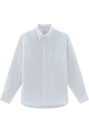 Woolrich Skjorte, Herre, Hvid, XL, Uld, Stilfulde Herreskjorter Kollektion