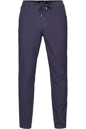 Lyle & Scott Bukser, Herre, Blå, W33, Bomuld, Slim-fit Bukser