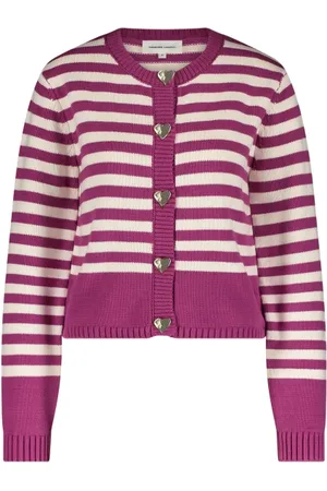 Fabienne Chapot Strik, Dame, Flerfarvet, M, Bomuld, Cozy Knit Cardigan