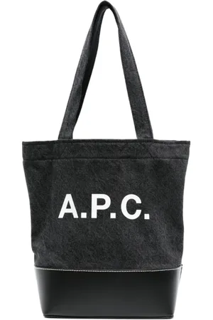 A.P.C. Taske, Dame, Sort, ONE SIZE, Bomuld, Axel Small Tote Bag