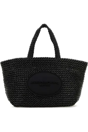 Alexander Wang Taske, Dame, Sort, ONE SIZE, Sort Hæklet Lille Punch Håndtaske