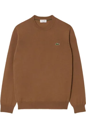 Lacoste Sweathshirts & Hoodies, Herre, Brun, 3XL, Pullover Sweater