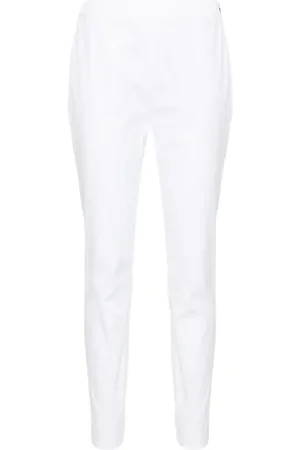 Fabiana Filippi Bukser, Dame, Hvid, XS, Bomuld, Slim-fit Bukser