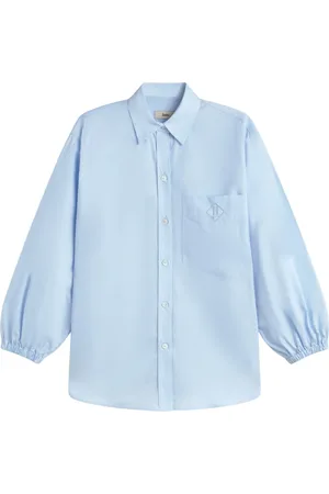 HERNO Bluser & Skjorter, Dame, Blå, 2XS, Langærmet skjorte