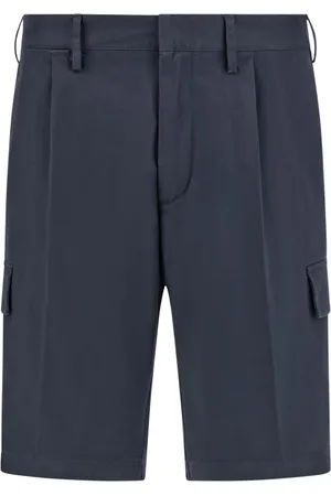 Boggi Milano Shorts, Herre, Sort, XS, Bomuld, Cotton Bermuda Shorts